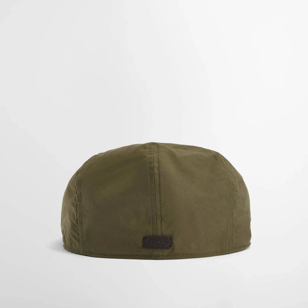 Gorra plana de pana Barbour Transport - verde apagado