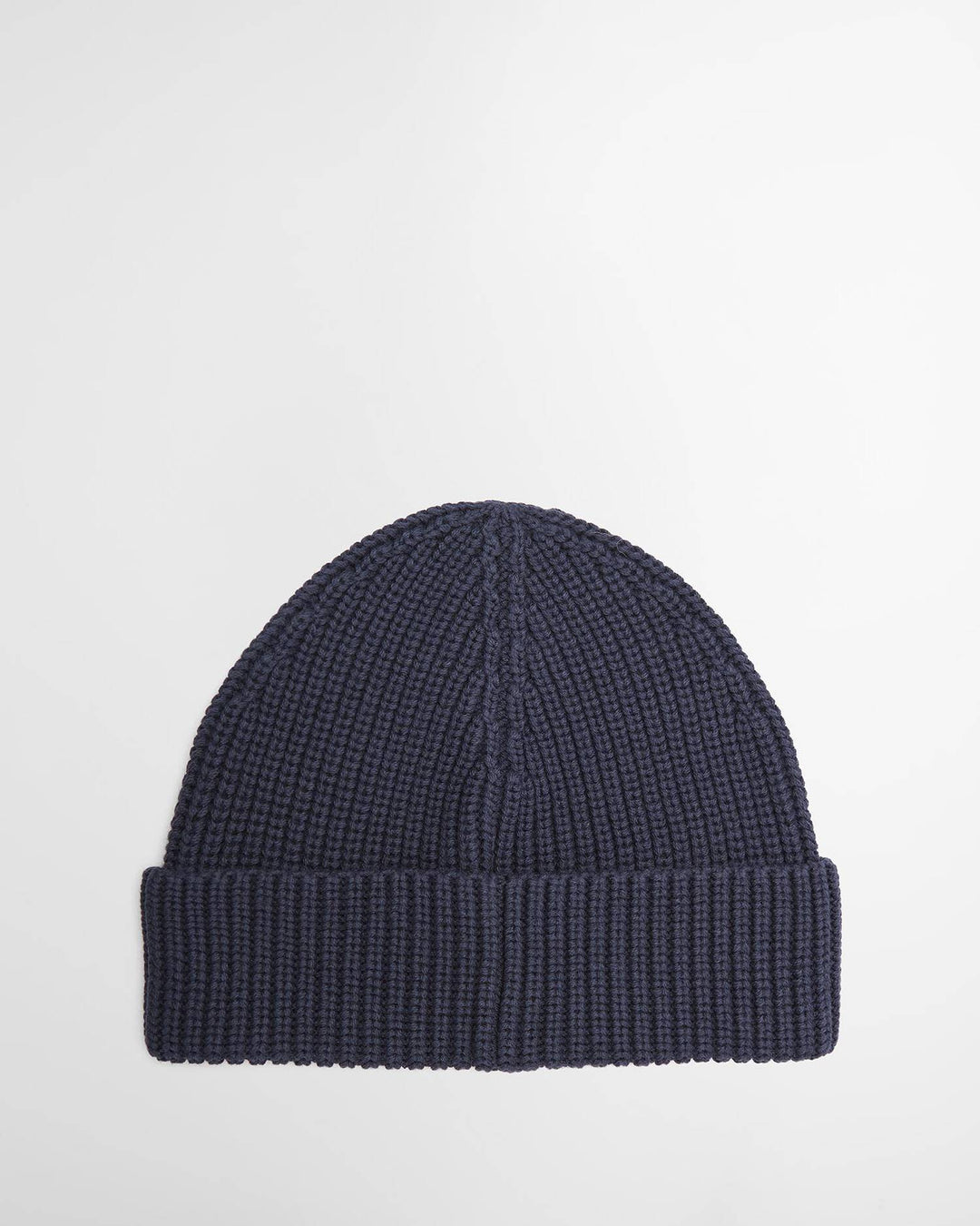 Cascade knitted beanie / navy