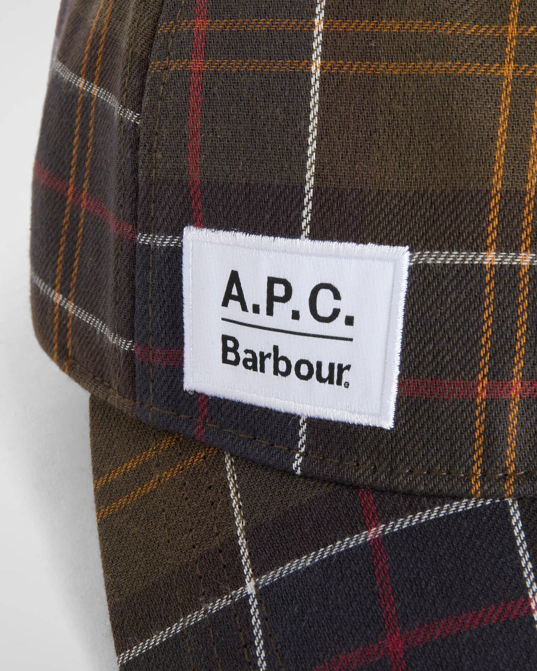 Barbour x apc tartan cap / tartan