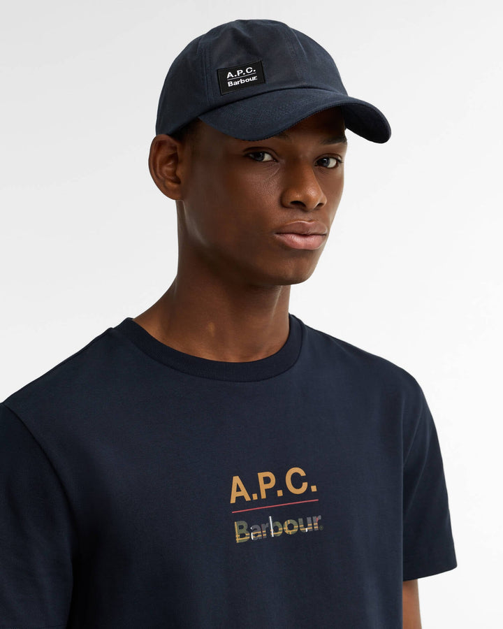 Barbour x apc wax cap / navy