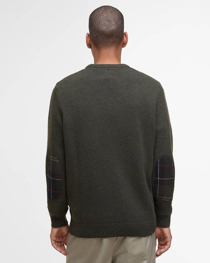 Barbour holden crew neck sweatshirt - olive marl