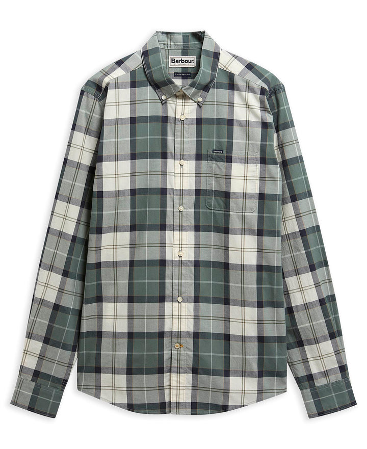 Barbour rawley tartan tailored shirt - sea Hazel tartan