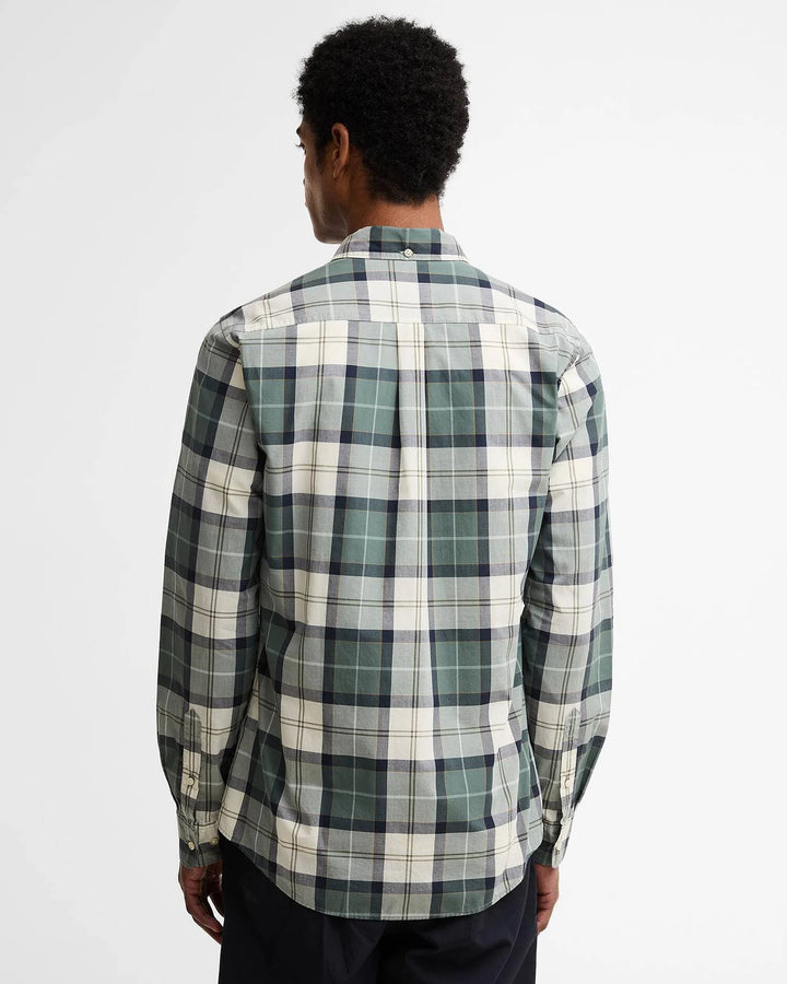 Barbour rawley tartan tailored shirt - sea Hazel tartan
