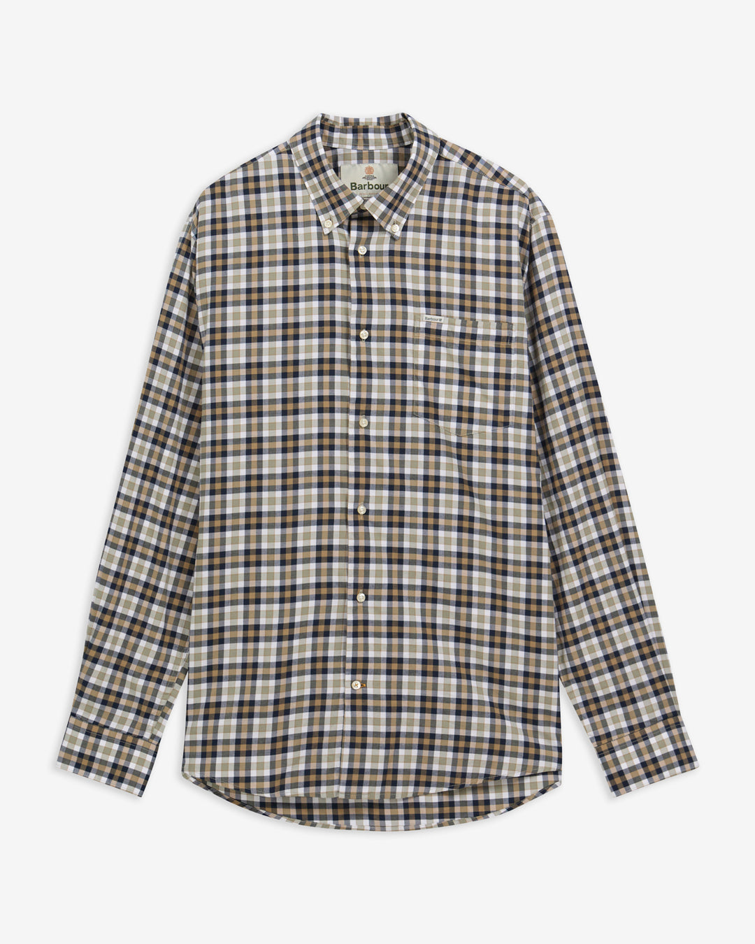 Fallowlane regular fit checked shirt / navy