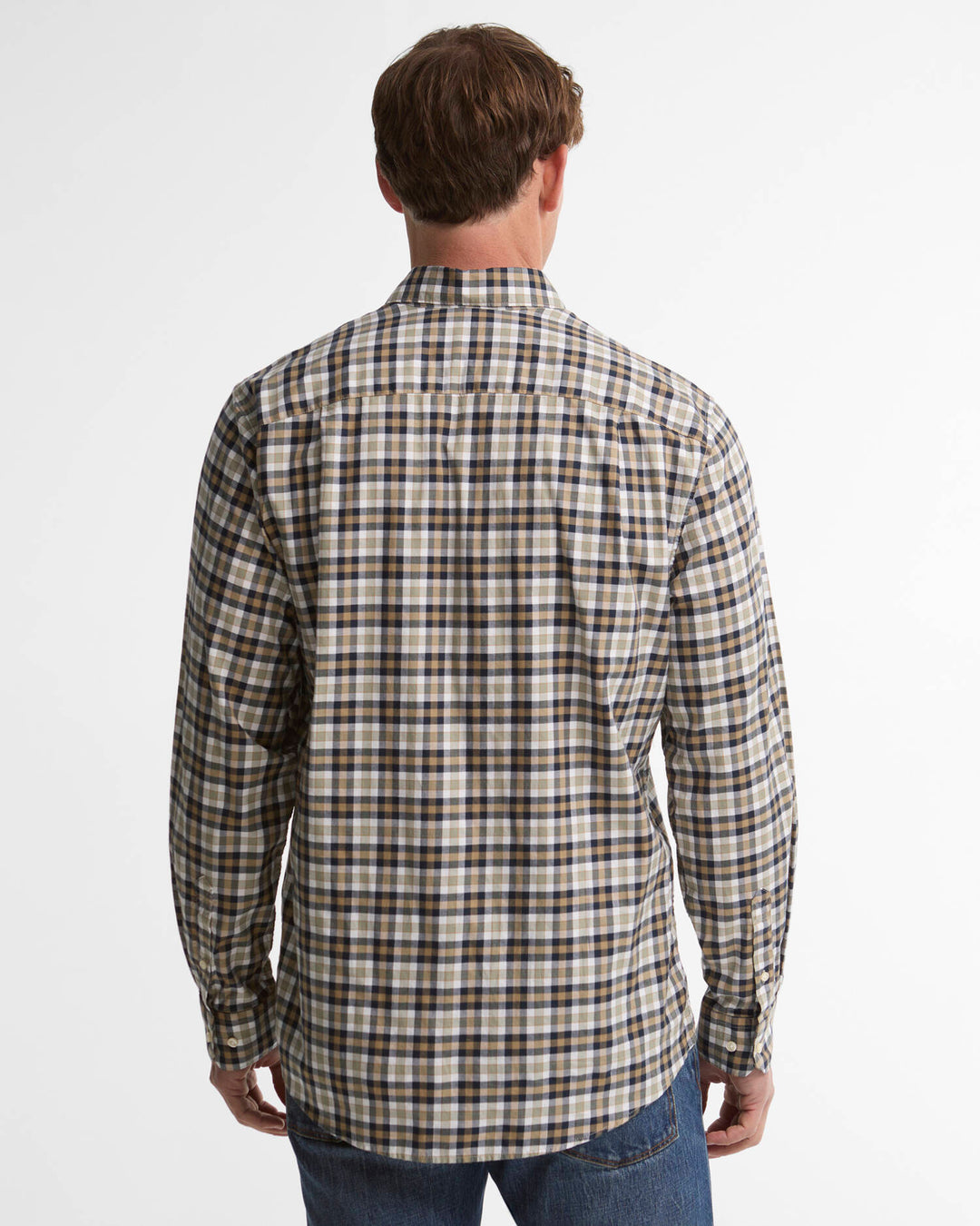 Fallowlane regular fit checked shirt / navy