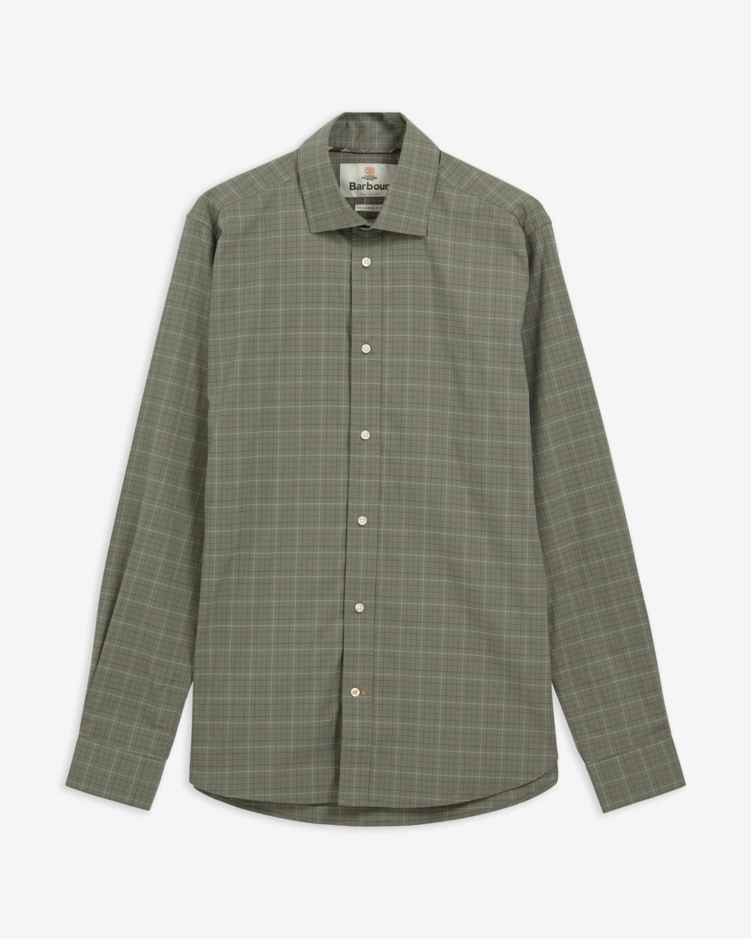 Ashfield tailored tattersall shirt - agave green