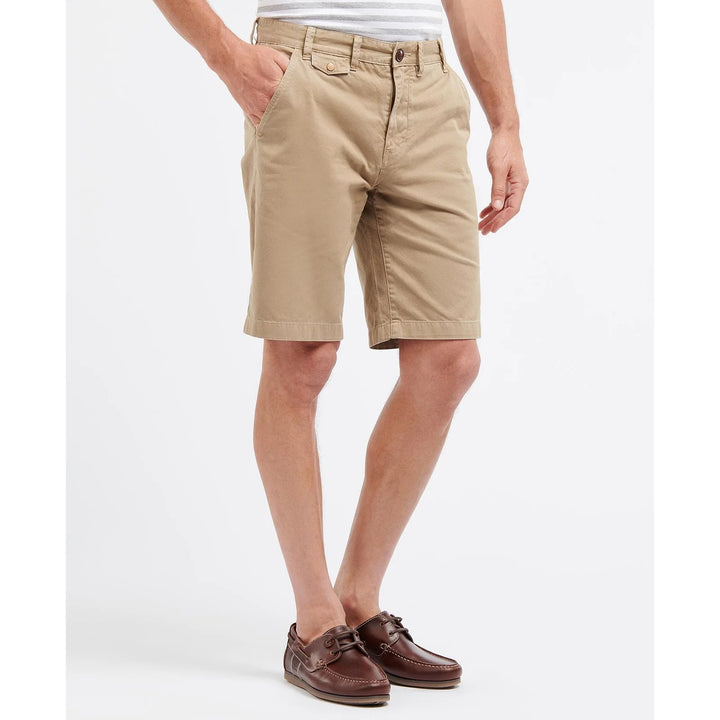 Barbour neuston twill short - whisper white