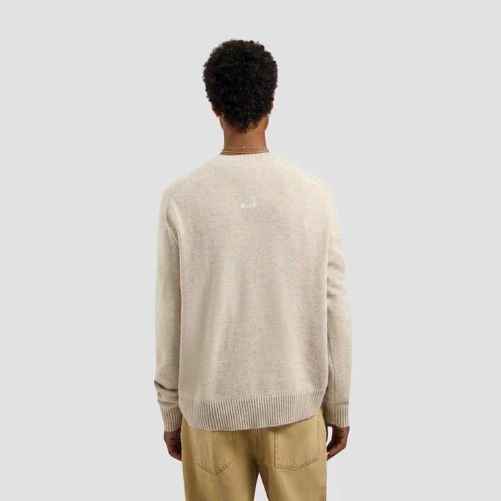Essential knitted crewneck / cement