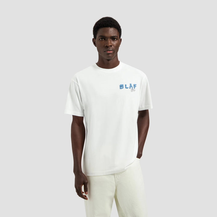 Paint olaf tee / white