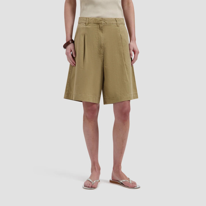 Pantalones cortos de sastrería de espiga