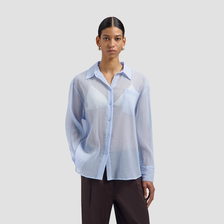 Textured Oversized Shirt - Windsurfer