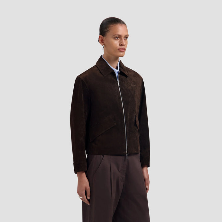 Suede Jacket - Chocolate