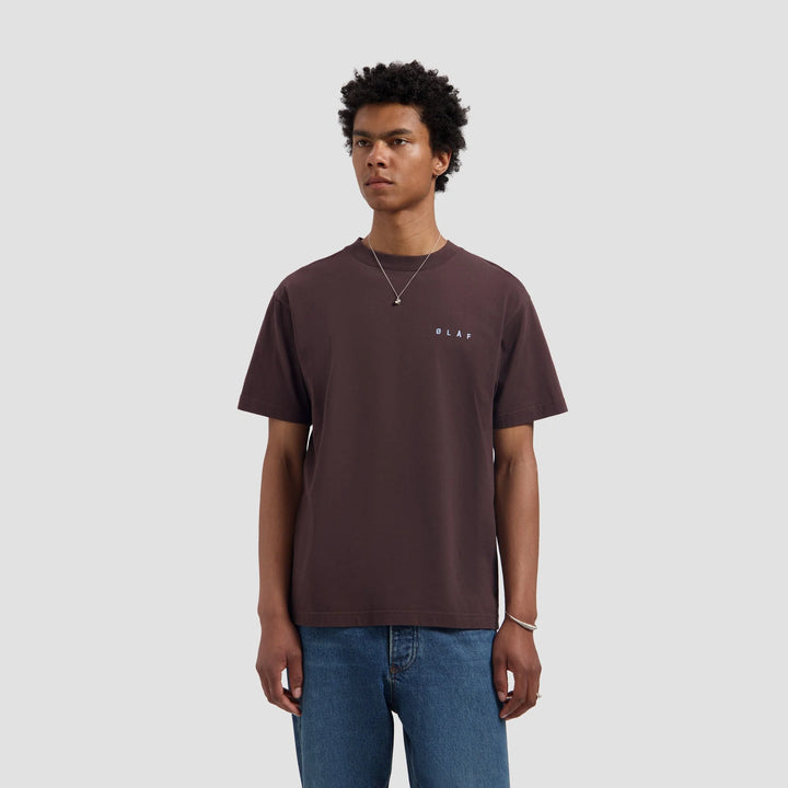 Camiseta Lasso Face - Ciruela chocolate