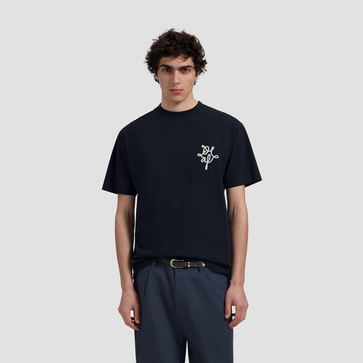 Camiseta con monograma Lasso - Negra