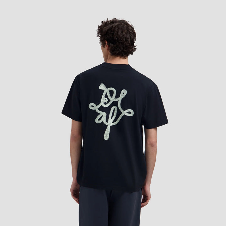 Camiseta con monograma Lasso - Negra