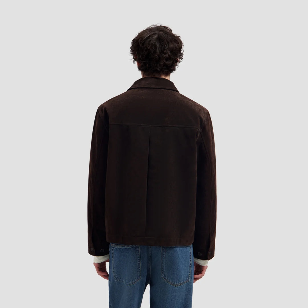 Suede Jacket - Chocolate