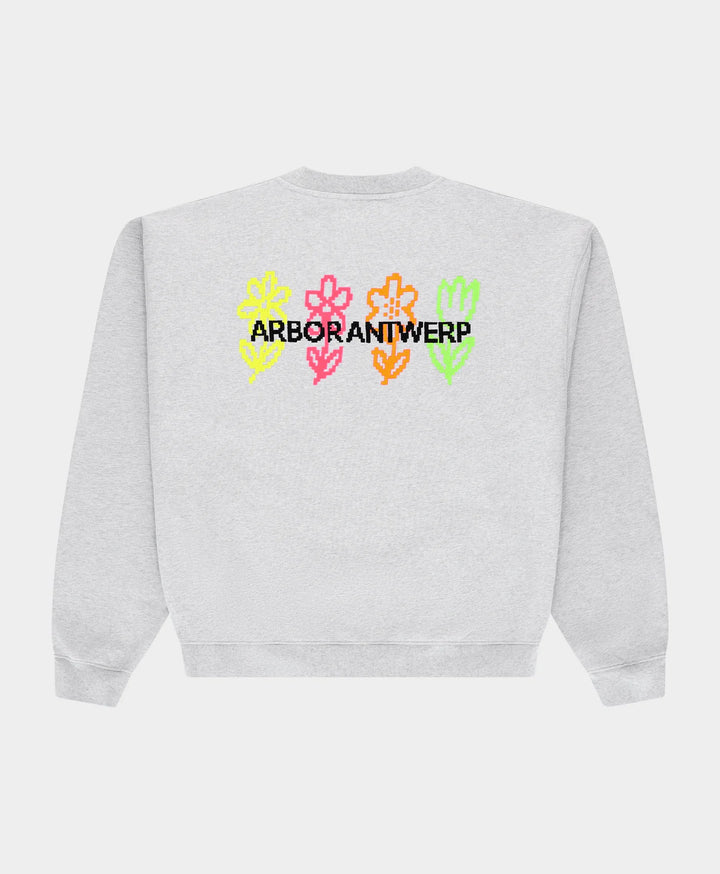 Pixel Flower Crewneck