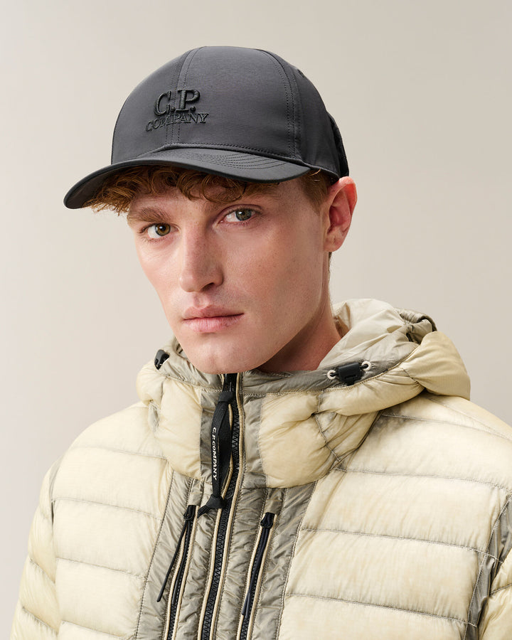Baseball cap chrome R / black ( col 999 )