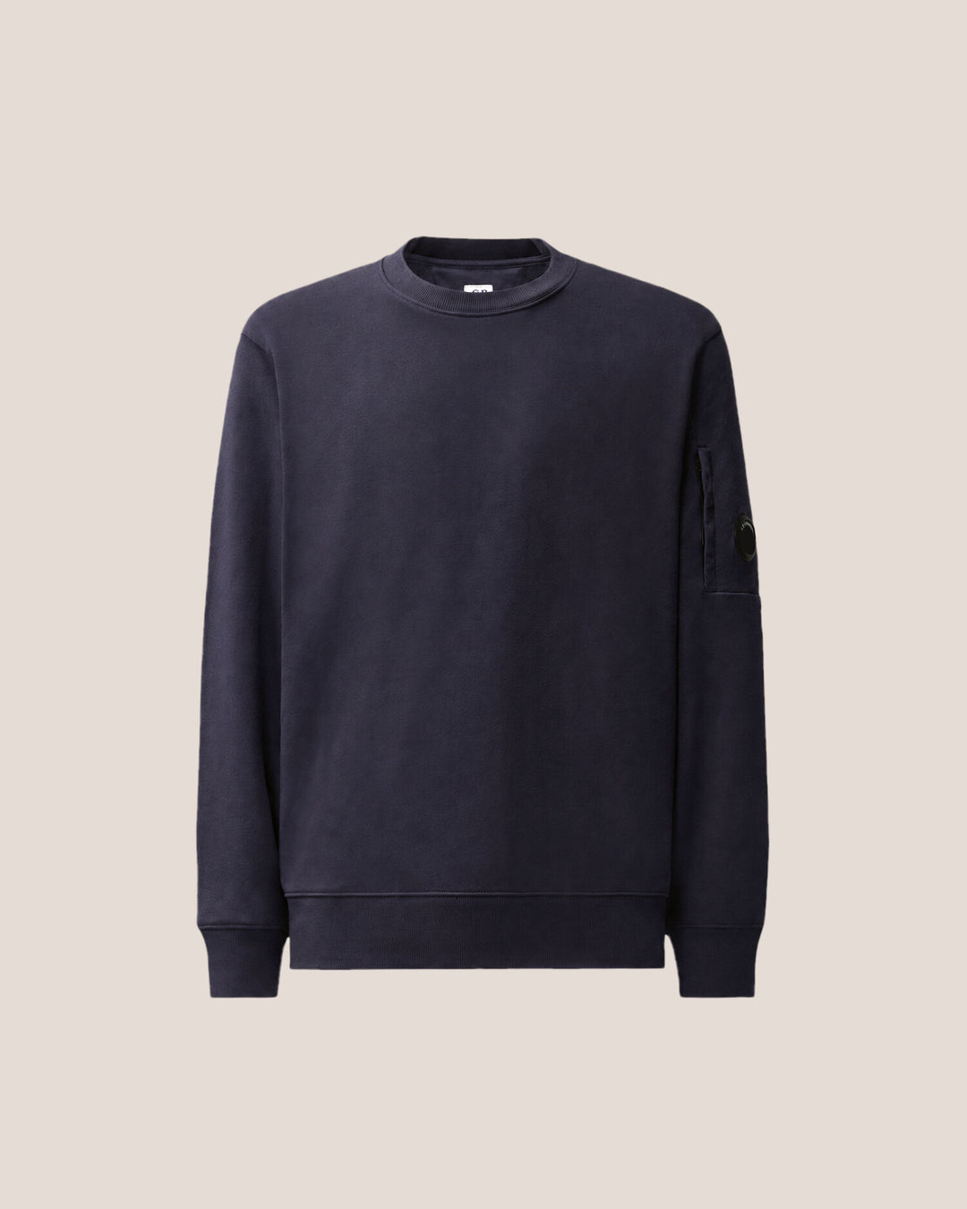Sweatshirts crew neck diagonal raised fleece / navy ( col 888 )