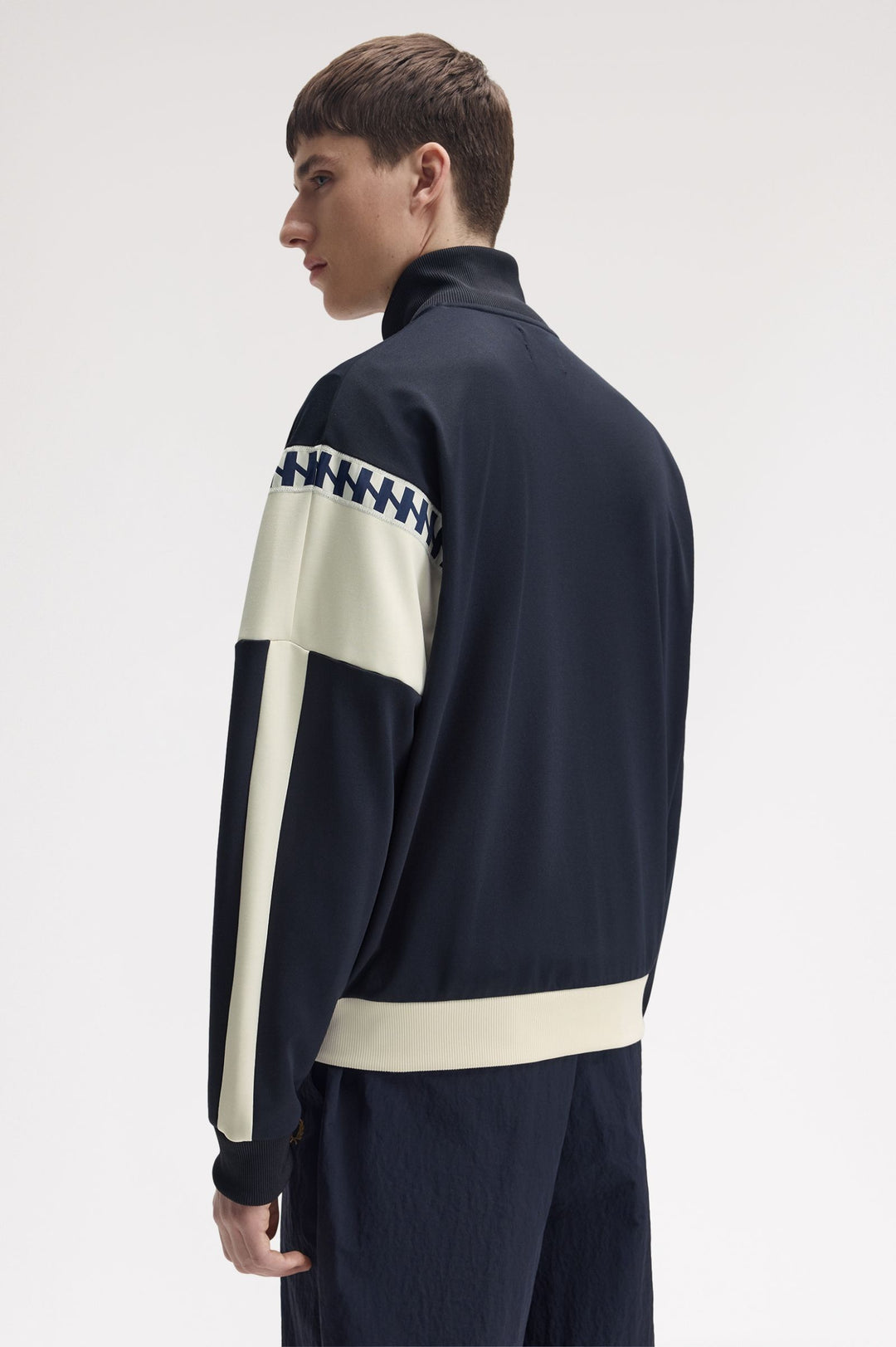 Meyba cut and sew track jacket - navy