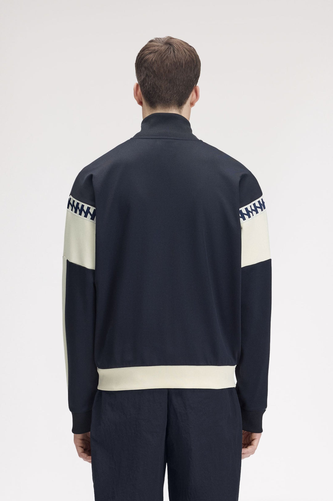 Meyba cut and sew track jacket - navy