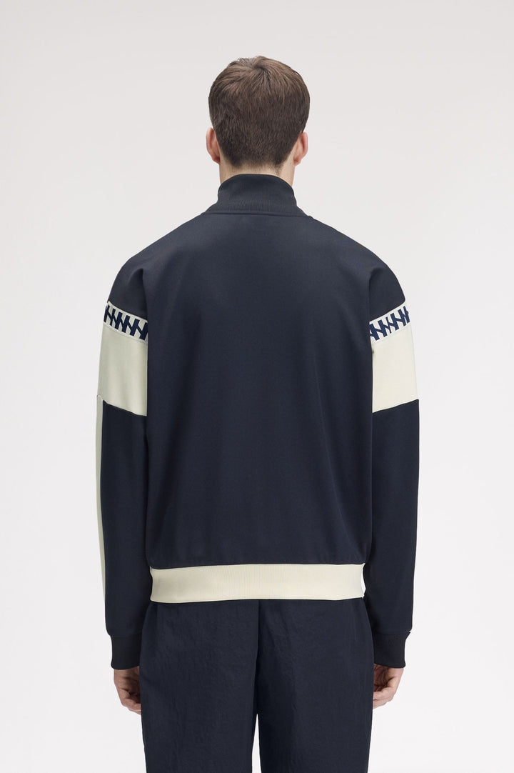 Meyba cut and sew track jacket - navy