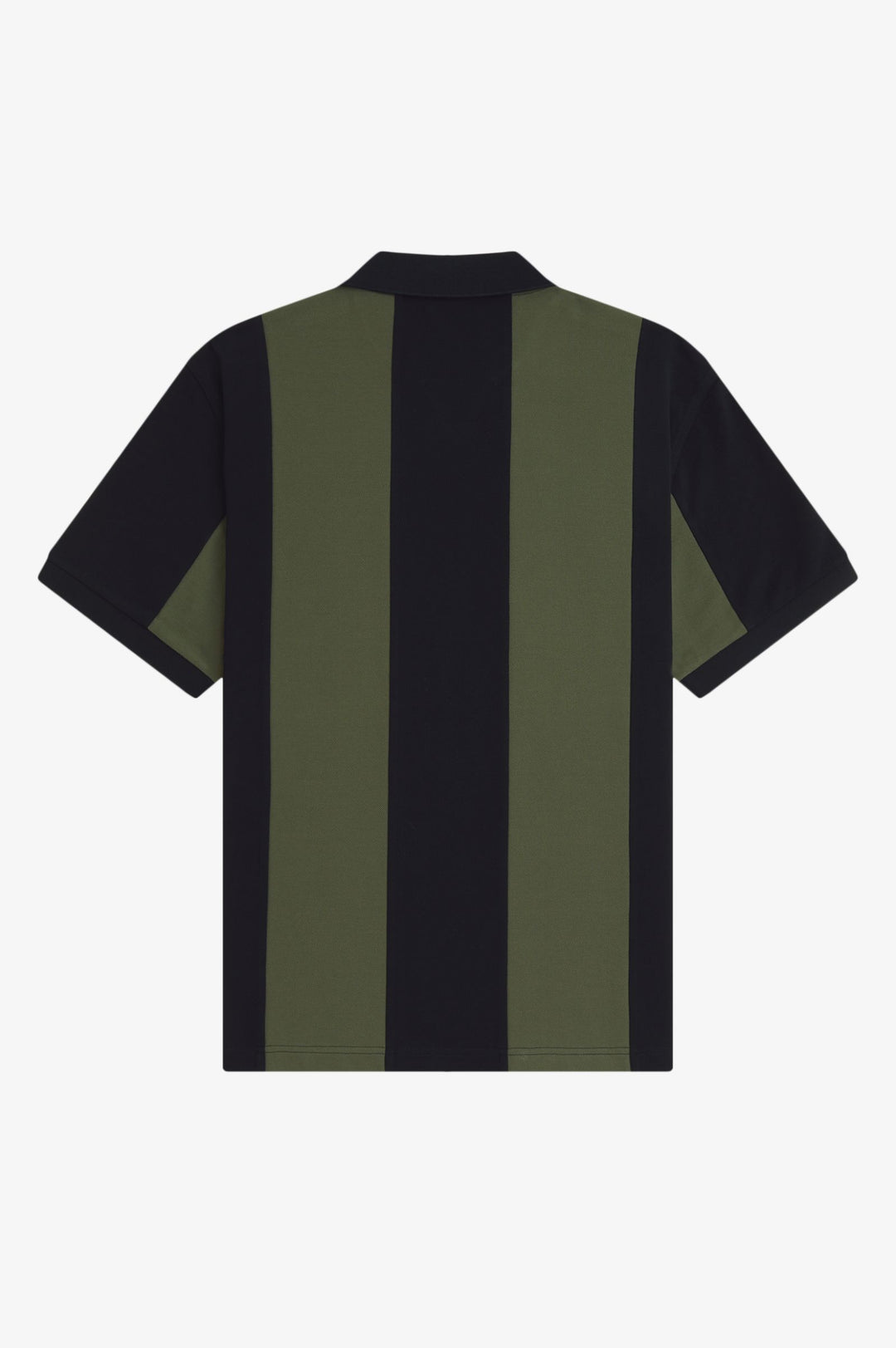 Meyba cut and sew polo shirt - black/green