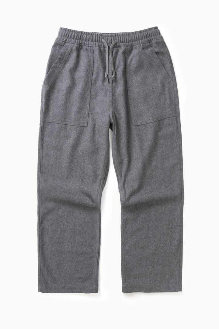 Flannel chef pants / charcoal