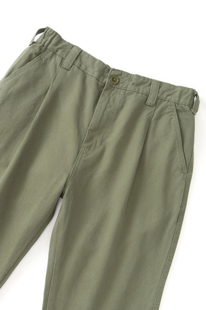 Twill waiter pants / olive