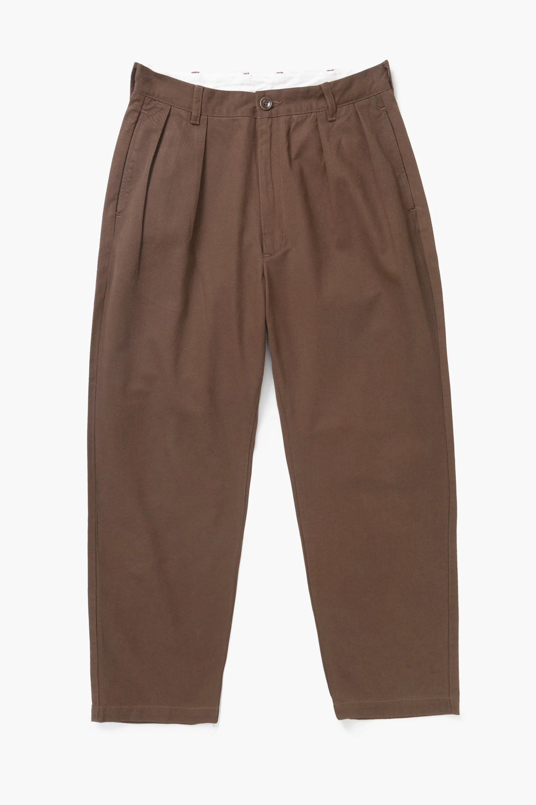 Twill part timer pants / brown