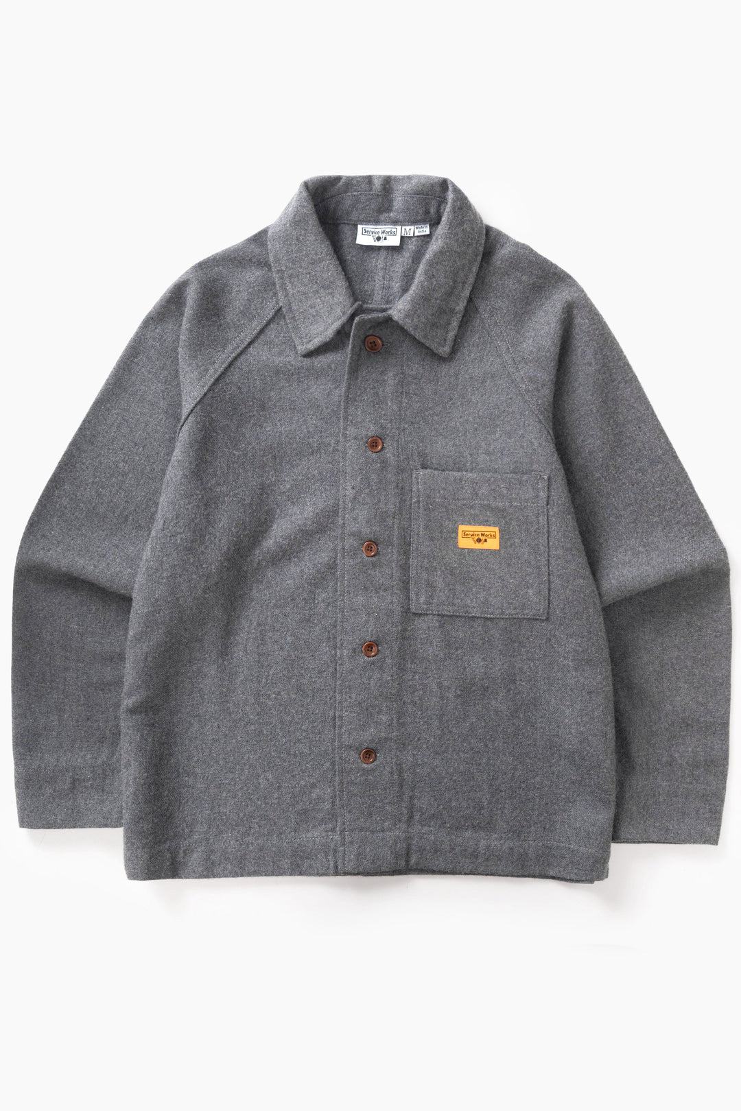 Flannel foh overshirt / charchoal