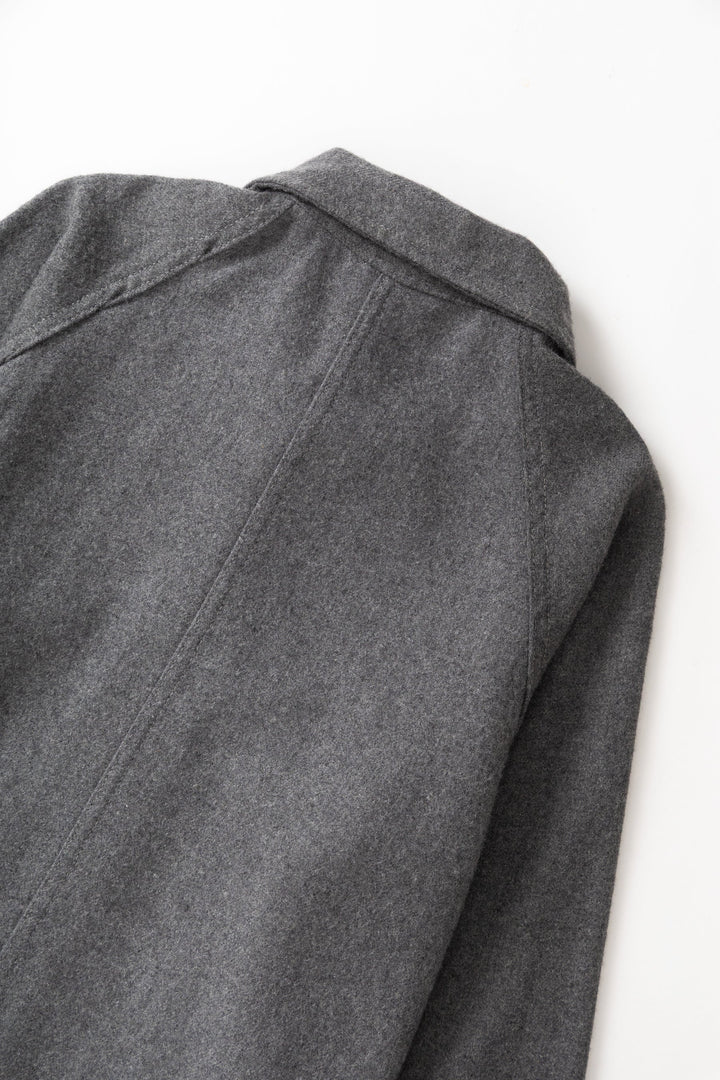 Flannel foh overshirt / charchoal