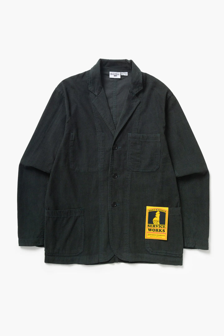 Fine cord server suit jacket / jewel