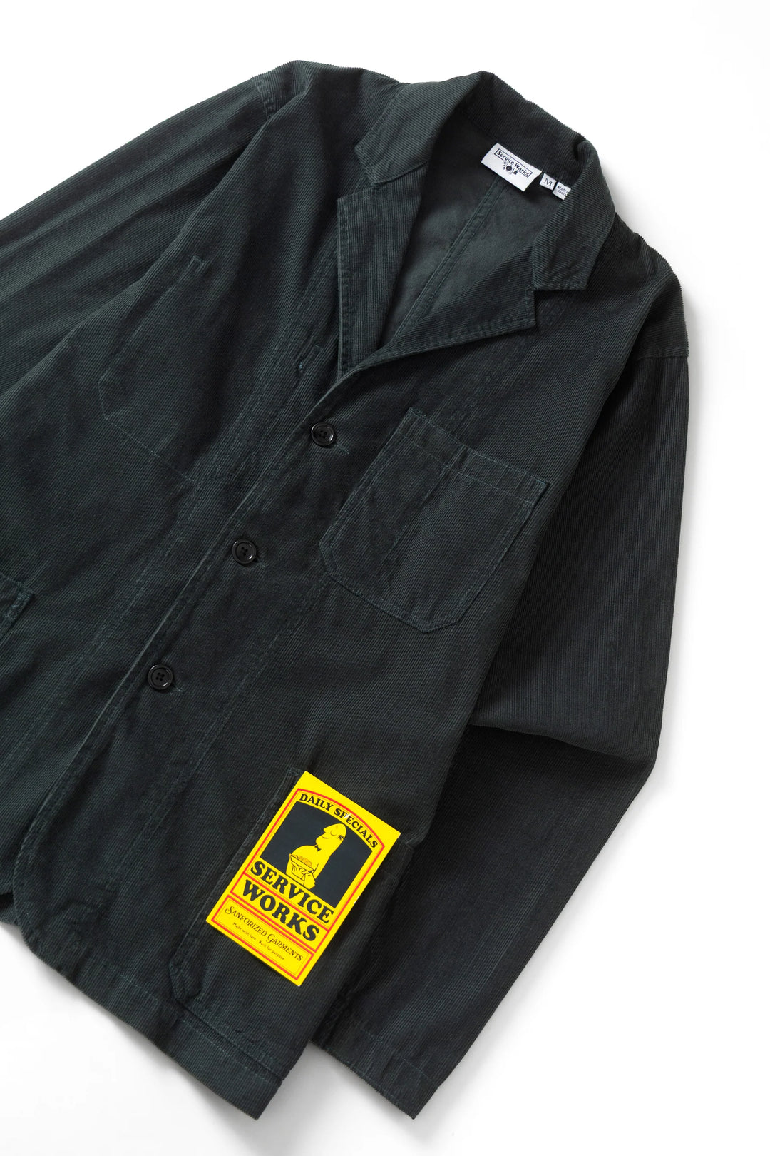Fine cord server suit jacket / jewel