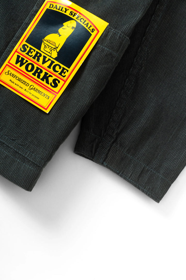Fine cord server suit jacket / jewel