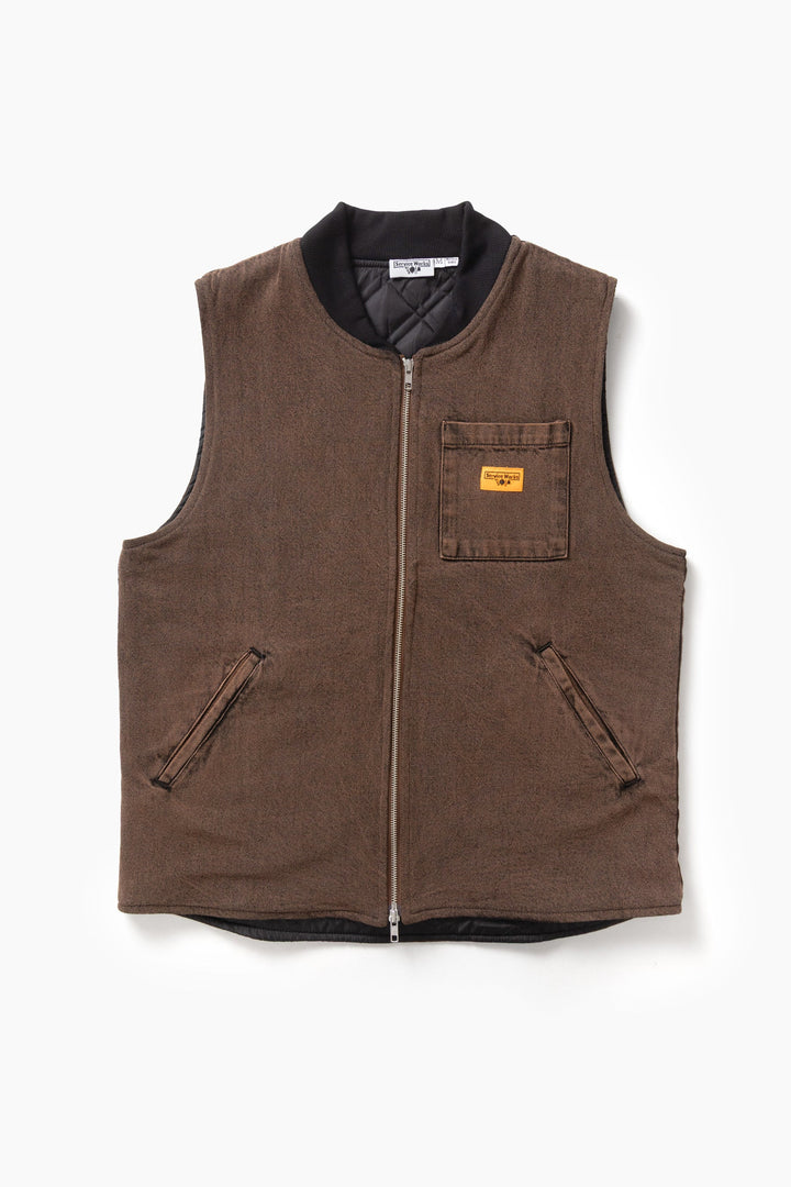 OD work vest / umber