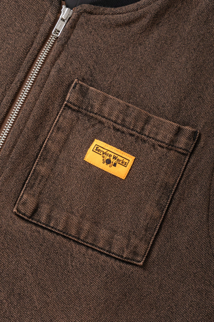 OD work vest / umber