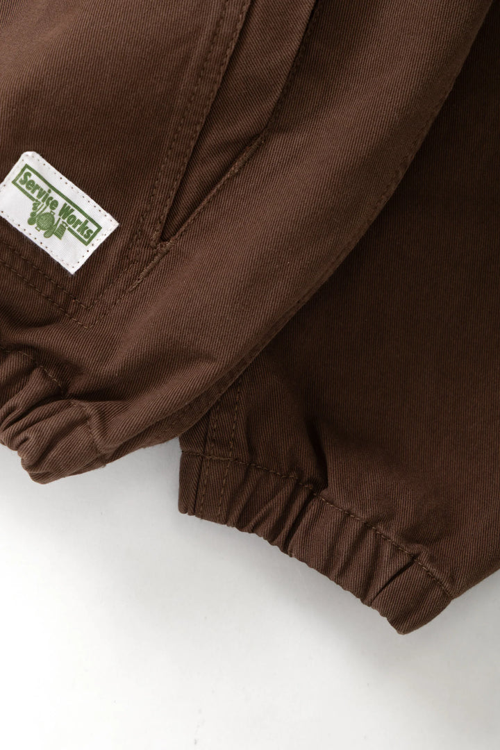 Twill work jacket / Brown