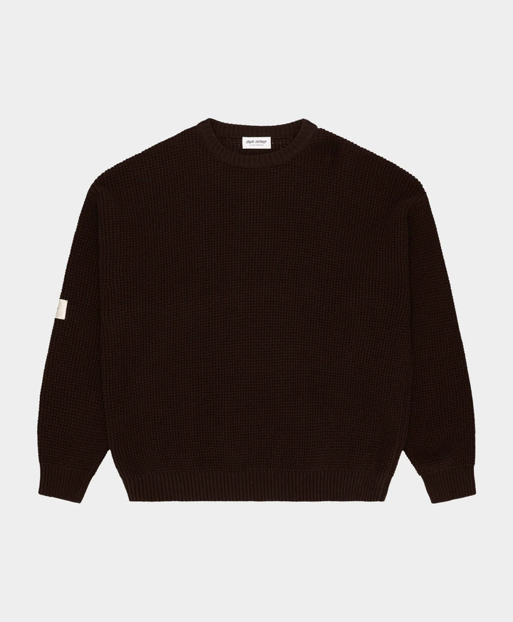 Textured Knit Brown