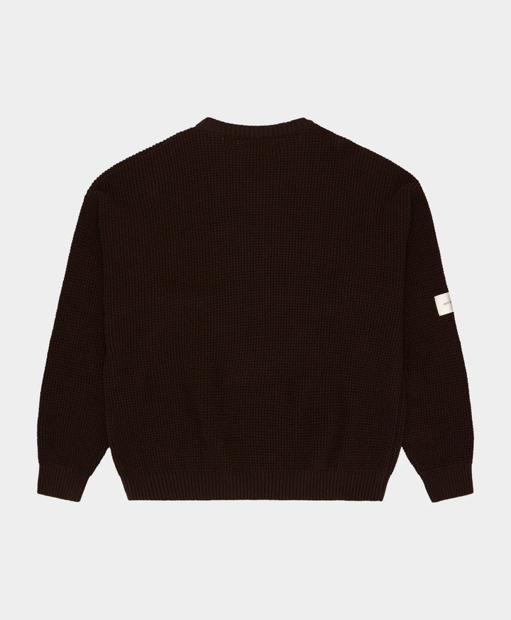 Textured Knit Brown