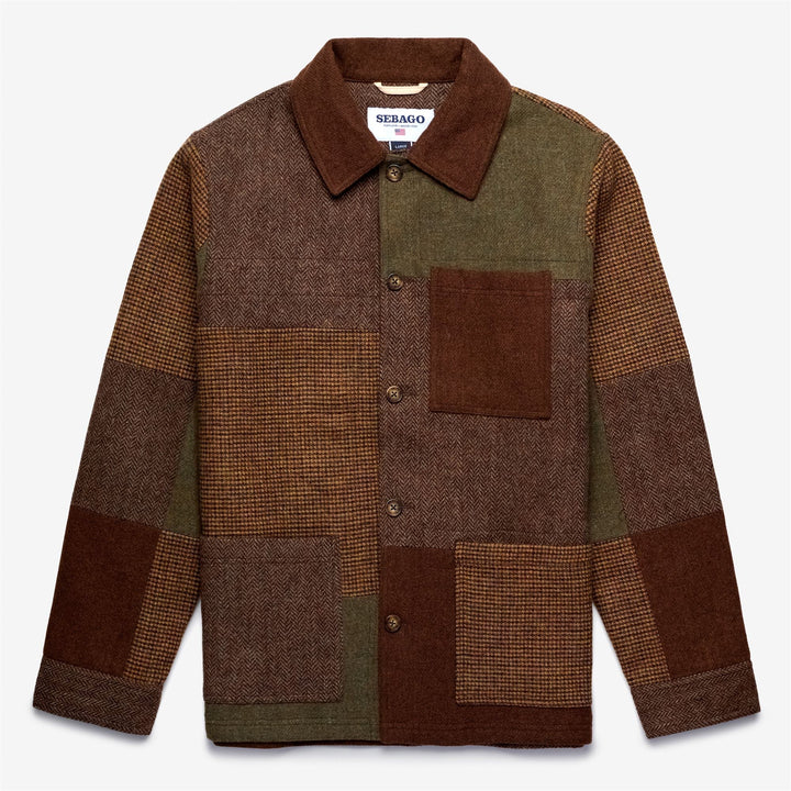 Dorr patchwork / Brown multicolor Check