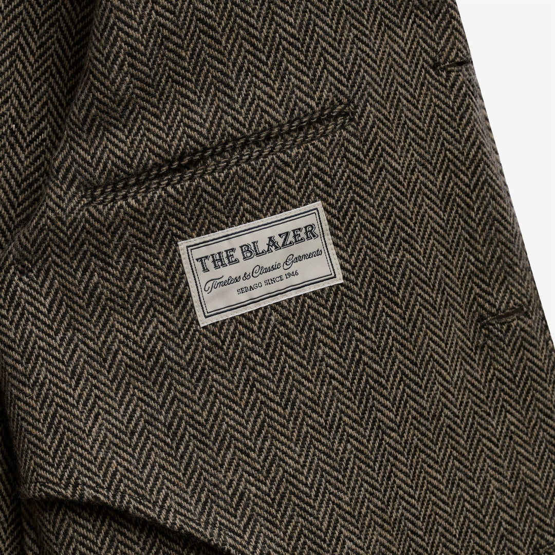 Neddick herringbone / warm grey