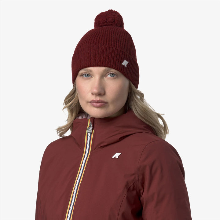 Vincienne cardigan stitch wool hat