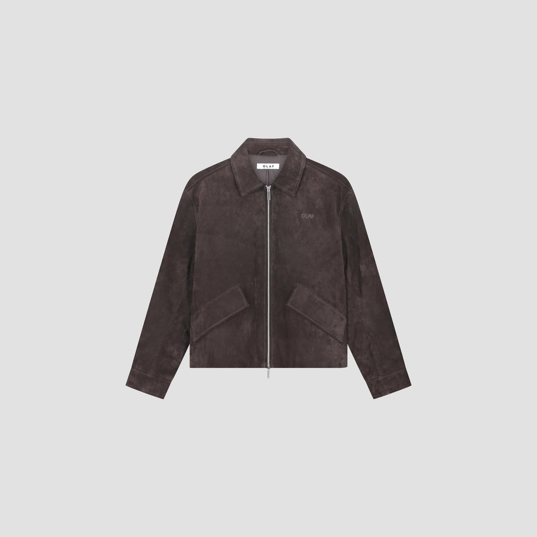 Suede Jacket - Chocolate
