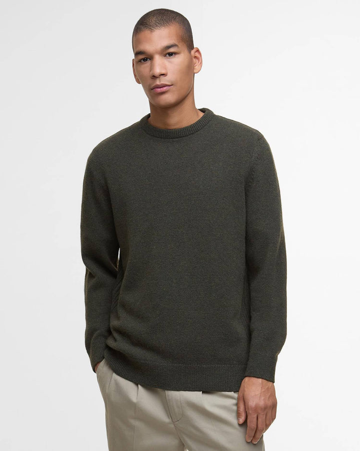 Barbour holden crew neck sweatshirt - olive marl