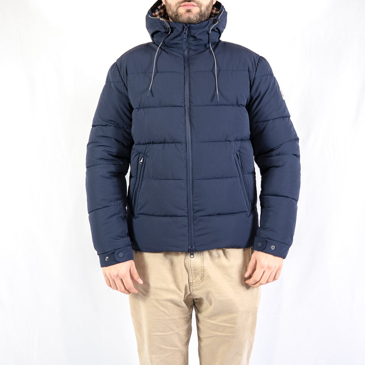 Hooded puffer - navy