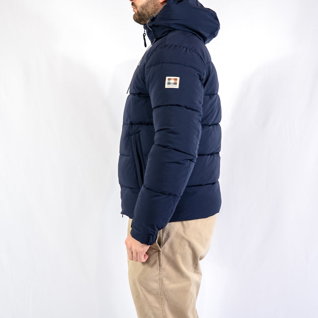 Hooded puffer - navy