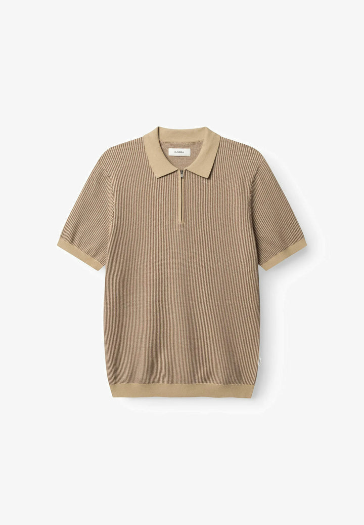 Oswald Retro SS Knit - Walnut