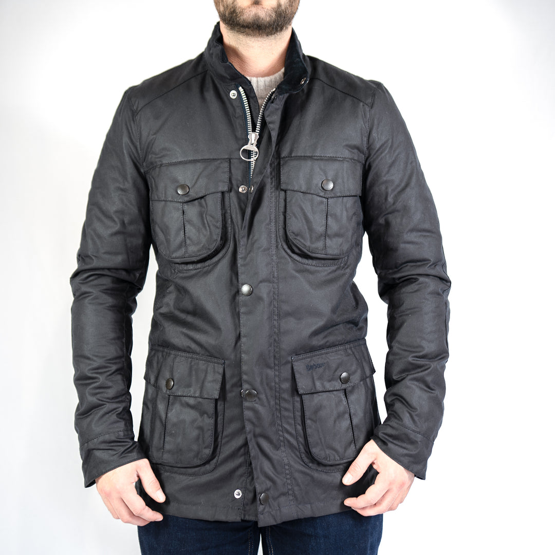 Corbridge wax jacket - navy