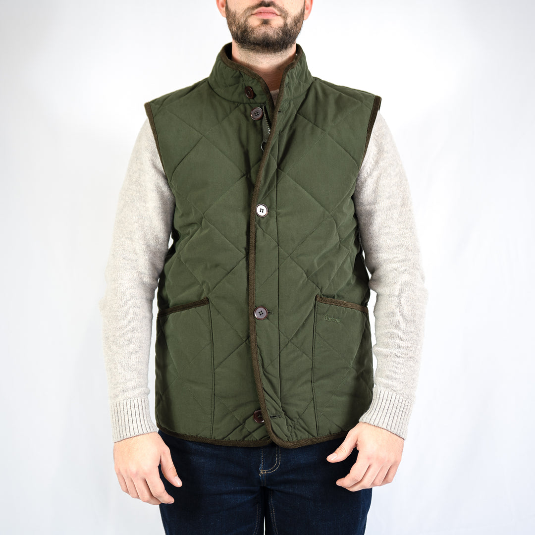 Edale quilted gilet - olive